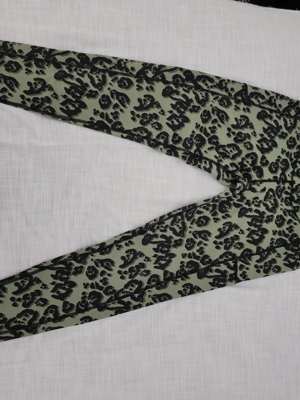 Victoria's Secret Olive Leopard Leggings - Size Medium